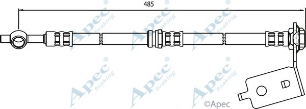 APEC BRAKING Pidurivoolik HOS3570